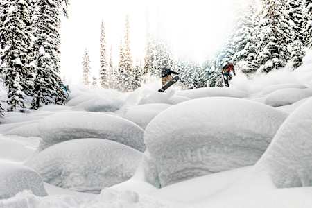 A promotional shot for Travis Rice's Natural Selection Tour.