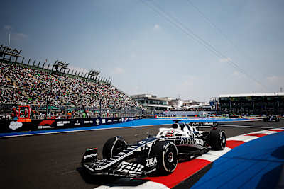 Pierre Gasly of Scuderia AlphaTauri at the Mexican Grand Prix on October 30, 2022.