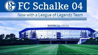 A picture of Schalke's League of Legends announcement