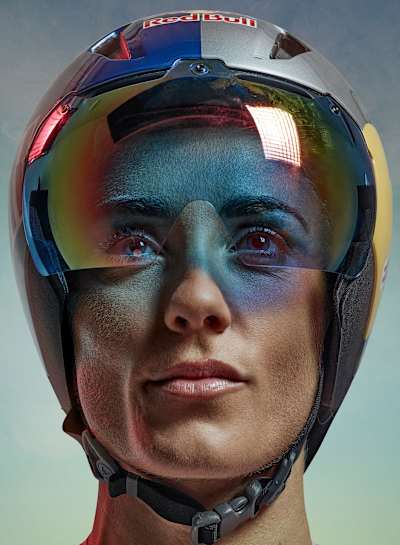 Lucy Charles-Barclay photographed for The Red Bulletin.