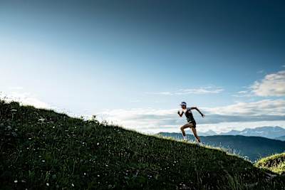 Rémi Bonnet corre en Charmey, Suiza.