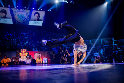 B-boy Victor at the Red Bull BC One World Final in New York 2022  