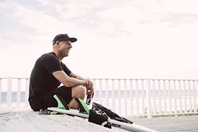 Mick Fanning at home in Queensland.