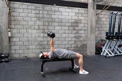 Single Arm Dumbell Press 2 - Power - Brook Macdonald - Red Bull Fit 2019.