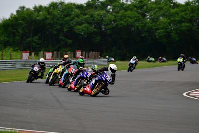 Partiicpants at the Indian National Motorcycle Championship