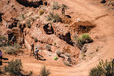 Ein Blick auf die Linie von Chelsea Kimball bei Red Bull formation 2021 in Virgin, Utah, USA.