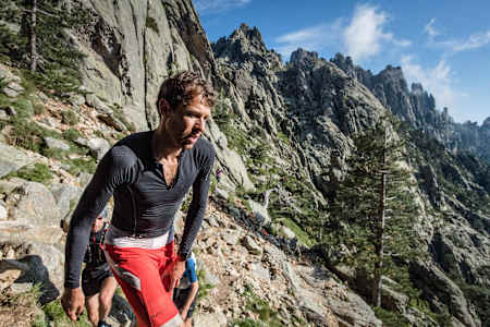François D'haene during his record run in Corsica.