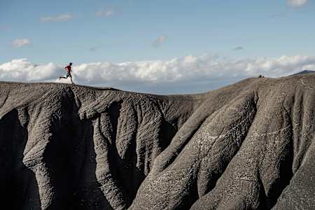 trailrunning downhill with Seb Montaz