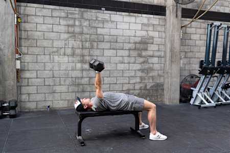 Single Arm Dumbell Press 2 - Power - Brook Macdonald - Red Bull Fit 2019.