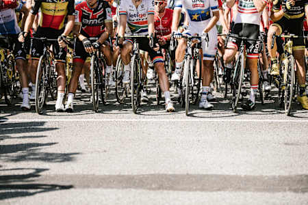 One of the most intense start lines in sports