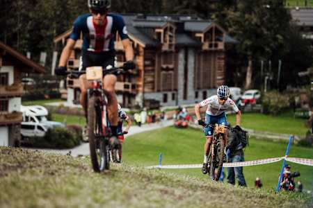 Thomas Pidcock performs at UCI XCO World Championships in Leogang, Austria on October 9, 2020