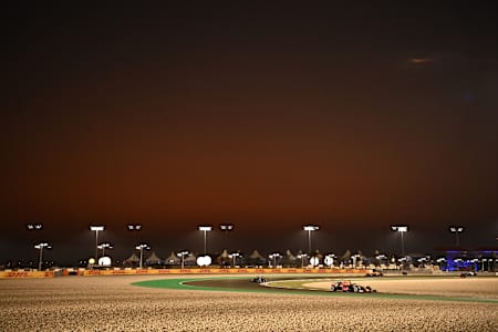 Max Verstappen w akcji w GP Kataru 2021