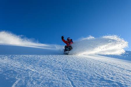 Nick Russell in the backcountry outside Jackson Hole, WY