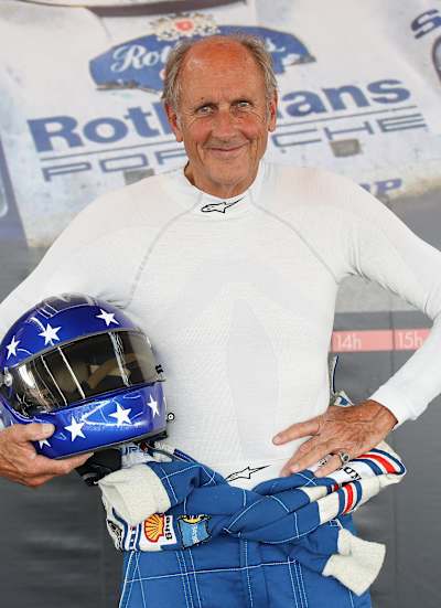Hans-Joachim Stuck während der Legends Parade am Red Bull Ring, 2017.