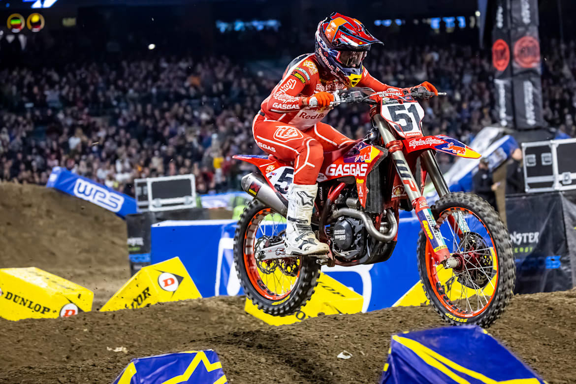 Ο Justin Barcia στο Round 01 του 2022 AMA Supercross Series 