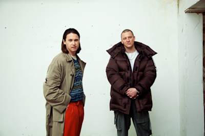 Josh Lloyd-Watson and Tom McFarland of the band Jungle.