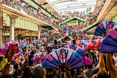 Spectators vote during Red Bull Dance Your Style 2024 in Houston, Texas