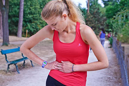 Avoid eating too close to exercise as this can cause stomach discomfort