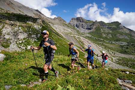 Trail runners and hikers come from all over Europe