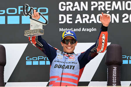 Marc Marquez świętuje pierwszą od 3 lat wygraną