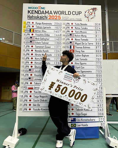 Adrian a terminat pe locul 3 la Campionatul Mondial de Kendama 2025