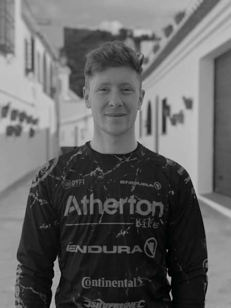 Young MTB racer and Atherton Bikes team member, Charlie Hatton.