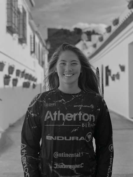 Young downhill MTB star. Mille Johnset.