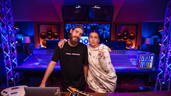 Red Bull Remix Lab with Anna Lunoe and San Holo in Santa Monica, CA, USA on November 7, 2019.