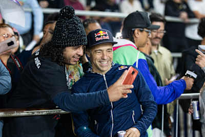 Sandro Dias incontra un fan