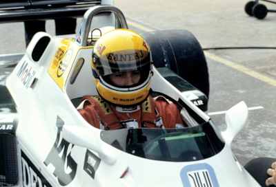 Ayrton Senna impresionó a Williams, en su test de F1 de 1983.