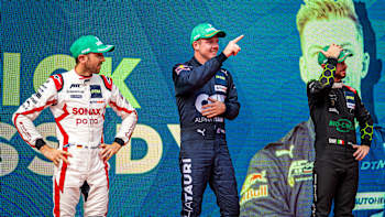 Rene Rast, Nick Cassidy, Mirko Bortolotti during the DTM 2022 in Spielberg, Austria on September 24, 2022.