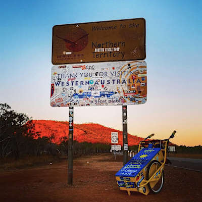 Nothern Territory/Western Australia border.