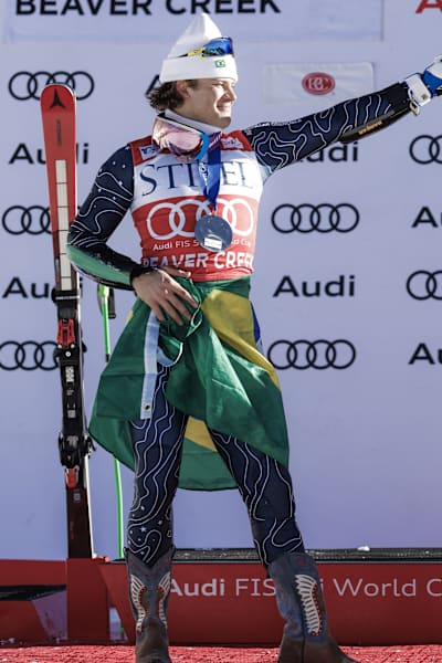 Lucas Braathen Pinheiro (BRA) is seen during FIS Alpine Ski World Cup 2024-2025 in Beaver Creek, Colorado, USA on December 3, 2024.