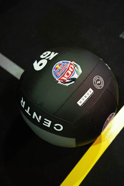 Wall Ball with Red Bull 100 patch