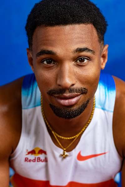 German track and field star Leo Neugebauer showcases Red Bull athletics kit 