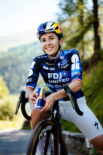 Juliette Berthet, FDJ UNITED-SUEZ, poses for a portrait in Tignes on July 4, 2026.