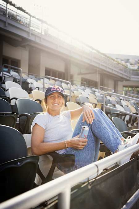 Emma Navarro posiert am 20. Dezember 2024 für ein Porträt in Charleston, SC, USA. 