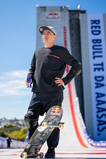 Sandro Dias seen during the Red Bull Building Drop in Porto Alegre, Brazil on September 7, 2025.