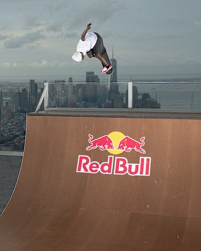 Zion Wright skates The Edge in New York