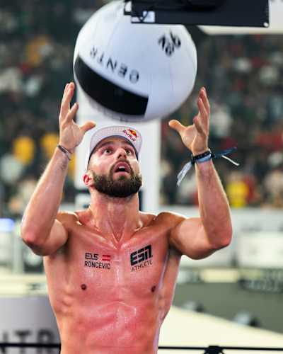 Alex Rončević competing during the Hyrox World Championship in Stockholm, Sweden on June 19, 2026.