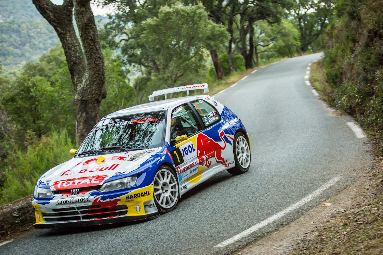 Sébastien Loeb et la mythique Peugeot 306 Maxi Rallye