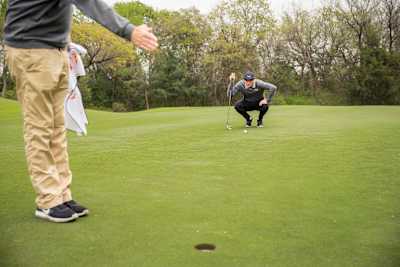 Could you sink this putt with your 7-iron? Could you sink this putt with your 7-iron?