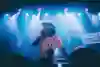 A photo of Chicago rapper Saba performing in Chicago in 2016.