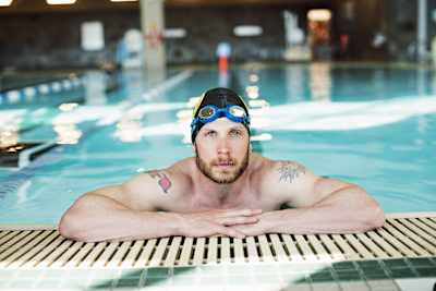 Pre-swim, or post-swim...