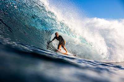 Carissa Moore surfs at Haleiwa, Hawaii