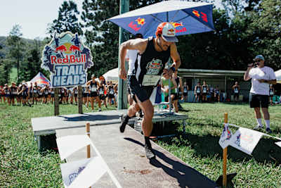 Australian triathlete Courtney Atkinson takes part in Red Bull Trail Heads.