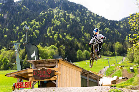 MTB Jump im Bikepark Lenggries