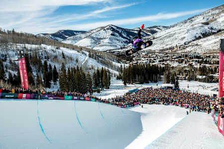Scotty James at the 2020 Burton US Open in Vail, Colorado.