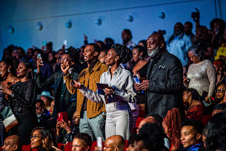 Audience members during Red Bull Symphonic with Rick Ross and Orchestra Noir at the Atlanta Symphony Hall in Atlanta, Georgia on November 4, 2022.