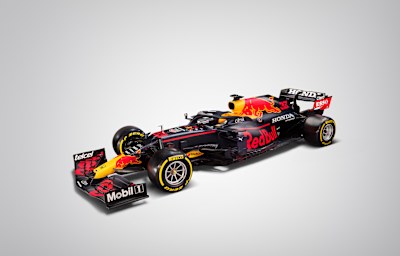 Red Bull Racing a dévoilé la livrée de sa nouvelle monoplace RB16B à moteur Honda pour la saison 2021 du championnat du monde de Formule 1.